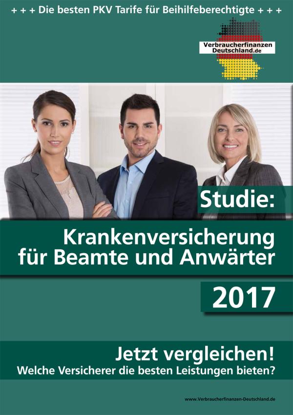 Studie: Krankenversicherung für Beamte und Anwärter 2017