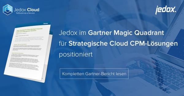 Jedox im Gartner Magic Quadrant für Strategische Cloud CPM-Lösungen 2017 positioniert