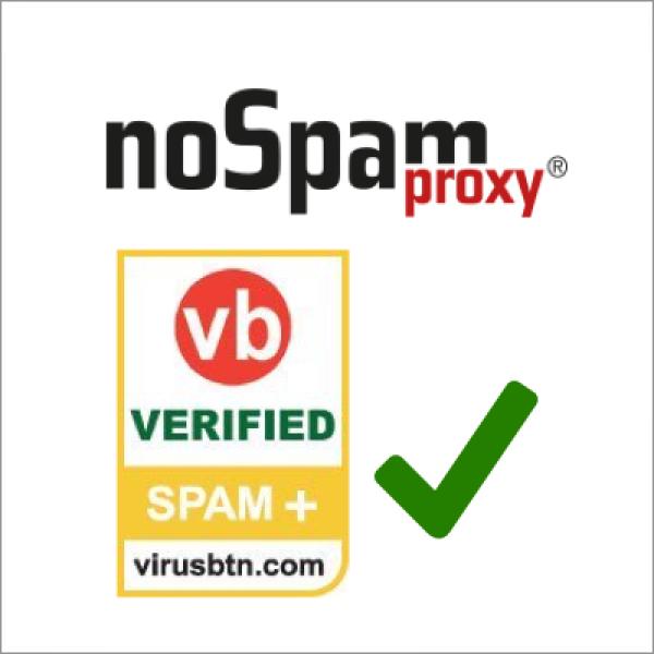 NoSpamProxy zeigt 0% False-Positive-Rate im Virus Bulletin Test