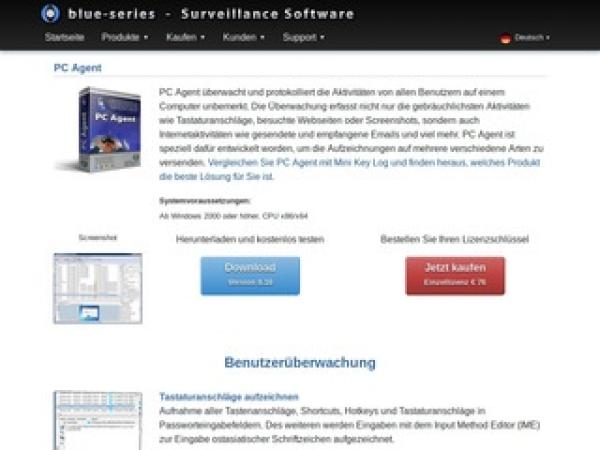 PC Agent überwacht und zeichnet zuverlässig und unsichtbar Aktivitäten auf