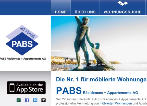 Kostengünstig zur möblierten Wohnung in Zürich bei PABS.ch - minutenschnell buchbar