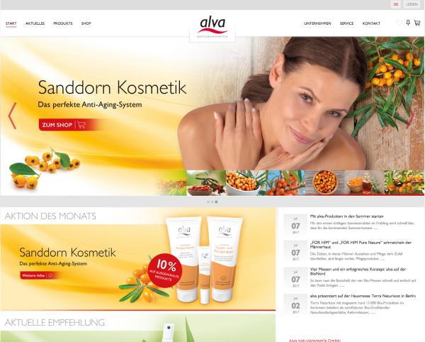 Frisch gestrichen! alva hat einen neuen Webshop