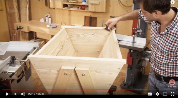 Hammer Video-Holzbearbeitungsprojekt "Bienenwiege"