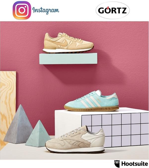 Görtz nutzt Hootsuite für den Instagram-Laufsteg