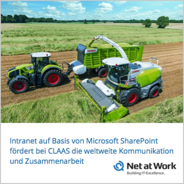 Net at Work entwickelt mit MS-SharePoint neues Intranet für CLAAS