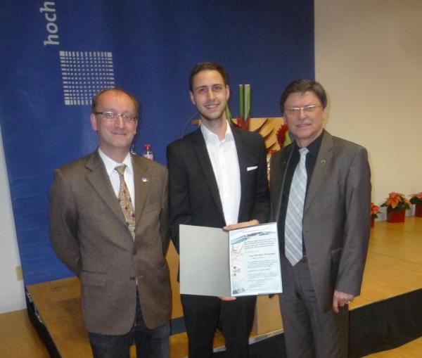 Verleihung des IfKom-Ingenieurpreises an Leo Hansen Ordóñez, Master of Science (M.Sc.)