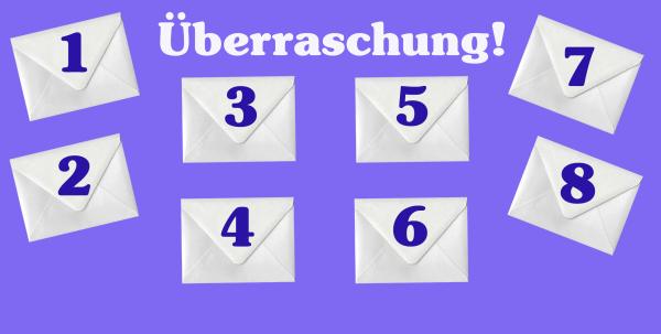 Lasst Euch heute überraschen! 8 Bücher zu gewinnen