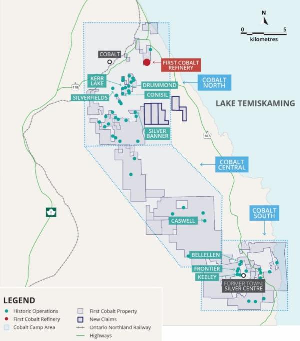 First Cobalt erweitert seinen Landbesitz durch angrenzende Claims