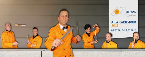 AMEXPool AG wieder bundesweit mit Roadshow "AMEX à la carte-Tour" unterwegs