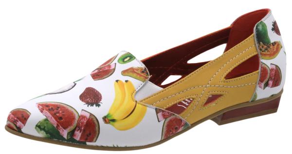 Flippiges Obst gefolgt von elegantem Karostyle: Neue Schuhkollektionen der Marke Tiggers