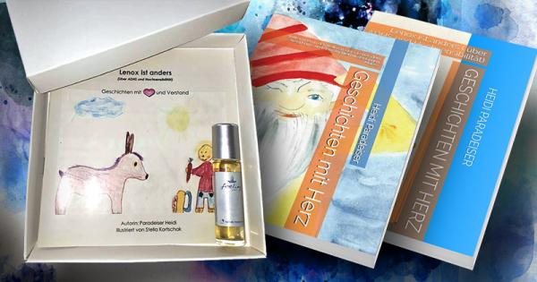 "Geschichten mit Herz": Bücher mit ätherischen Ölen zur Aromapflege für hyperaktive und hochsensible Kinder