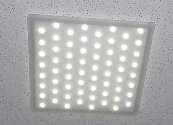 Neue flache Einbauleuchte EMX von AS LED Lighting: Passt in jede Deckenöffnung und deckt sie perfekt ab !