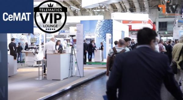 Premiere der Telematics VIP-Lounge auf der CeMAT/HANNOVER MESSE 2018