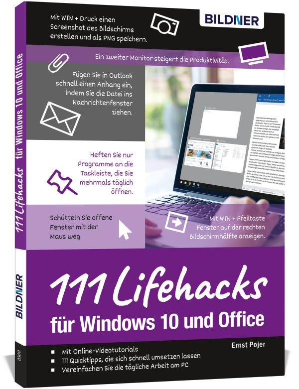 111 Lifehacks für Windows 10 und Office - neuer Ratgeber mit kompakten Anwendungs-Tipps