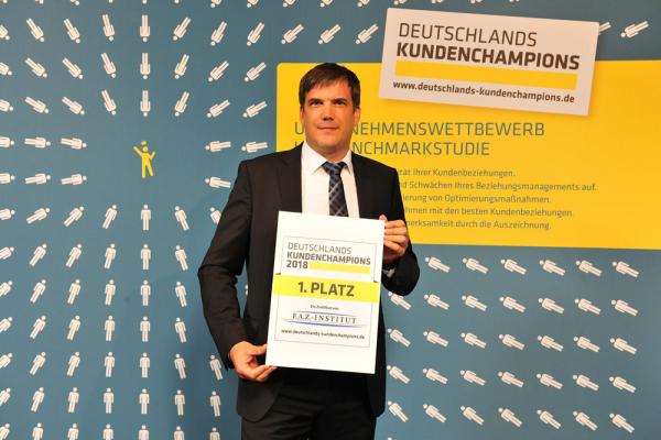 Bundesweiter Award: glatthaar-fertigkeller gehört zu Deutschlands Kundenchampions 2018