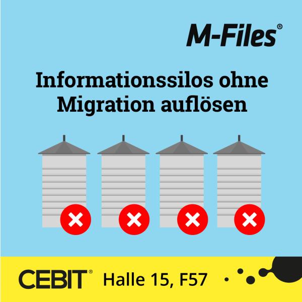 Das Ende der Infosilos - M-Files auf der CEBIT 2018