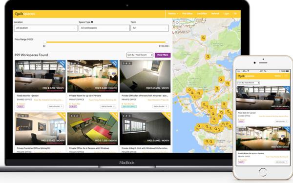 Quikspaces - die Sharing Economy erreicht den Markt für Büroanmietung in Hongkong