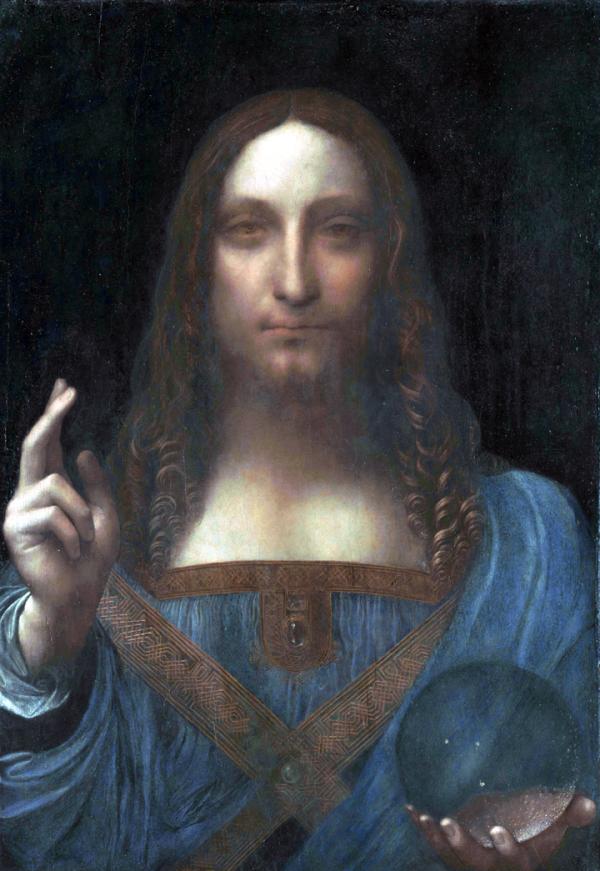 Leonardo da Vincis SALVATOR MUNDI hat seinen Platz im Louvre Abu Dhabi gefunden.