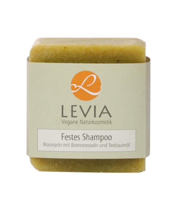 LEVIA Festes Shampoo Rosmarin mit Brennnesseln und Teebaumöl