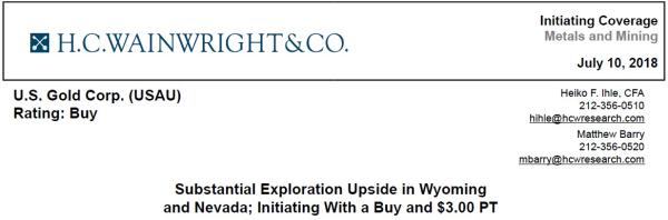 U.S. Gold Corp. - Kaufempfehlung mit Verdopplungspotenzial