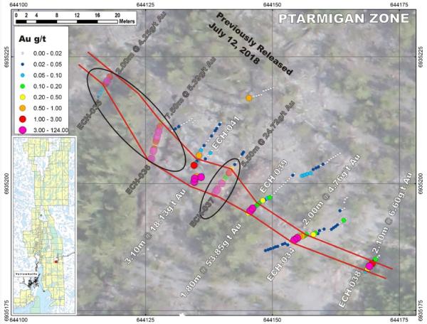TerraX Minerals weitet hochgradige Zone um weitere 400 m aus