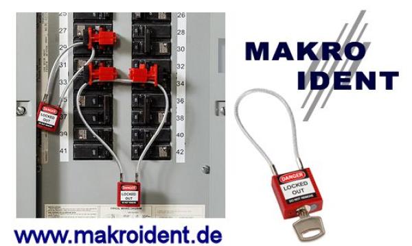 Sicherheitsschlösser mit Kabelbügel - Für Elektrik und andere Bereiche