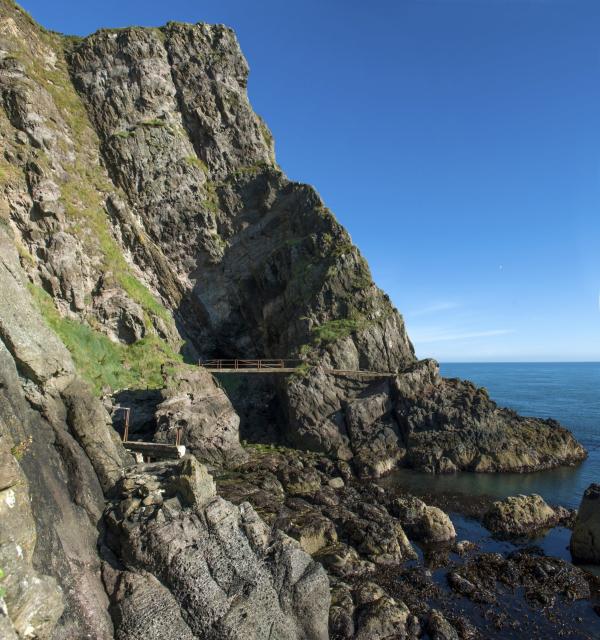 Unterwegs auf Nordirlands spektakulärem Klippenpfad The Gobbins