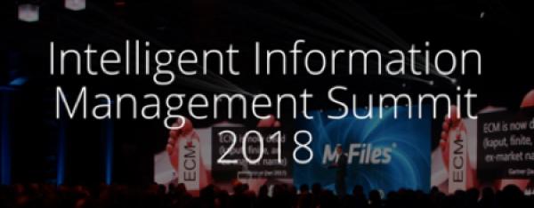 M-Files lädt zum Intelligent Information Management Summit 2018