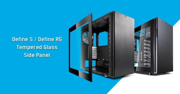 Fractal Design Define R5 & Define S Tempered Glass Upgrade Kits ab sofort verfügbar