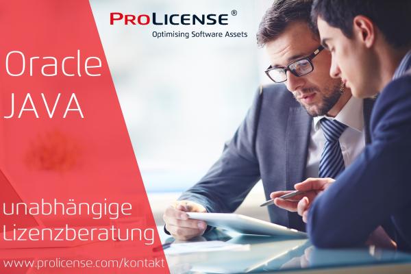 Oracle Java - unabhängige Lizenzberatung von ProLicense