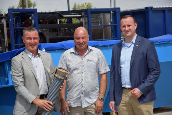 MdB Albert Weiler und MdL Christian Herrgott besuchen H&E Bohrtechnik