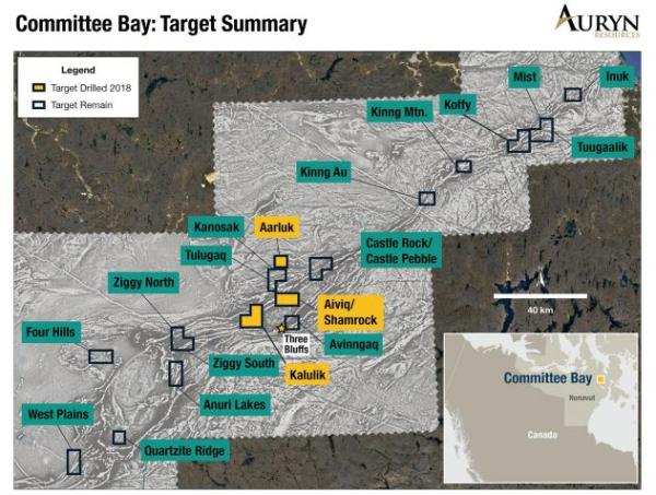 Auryns Bohrergebnisse bestätigen Goldsystem
