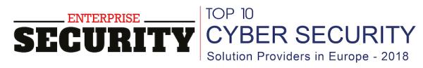 Comcrypto zum "Top 10 Cyber Security Solution Provider in Europe 2018" gewählt