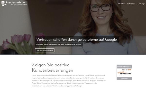 kundentests.com - zentrales Bewertungsportal für Services & Produkte