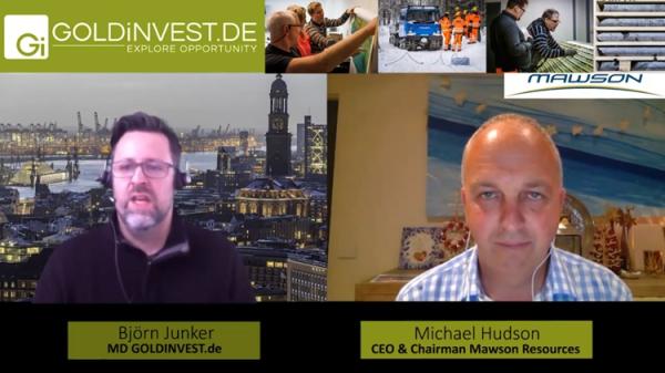 Video-Interview Mawson Resources: Nach wie vor gewaltiges Potenzial
