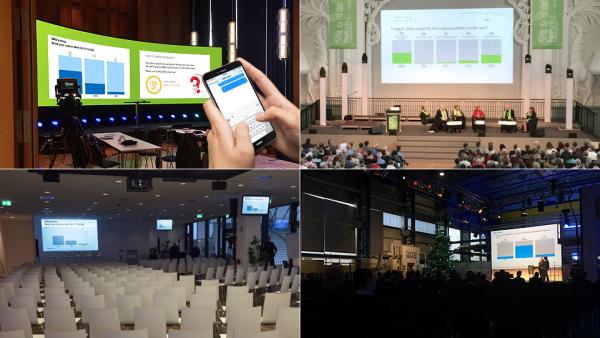 SMS-Voting die digitale Lösung für Konferenzen und Versammlungen - das Publikum stimmt live und direkt ab 
