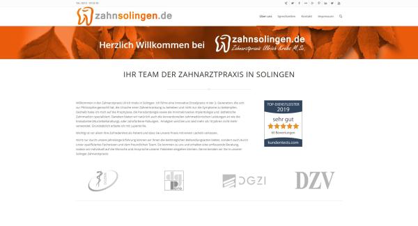 Pressemitteilung Zahnarzt Ulrich Krebs Solingen