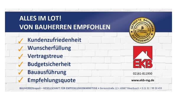 EKB Massivhaus GmbH: Seit Jahren gute Bewertungen von Bauherren