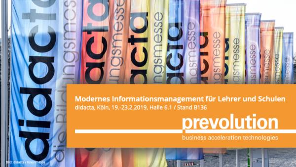 didacta: Prevolution präsentiert modernes Informationsmanagement für Schulen und Lehrer