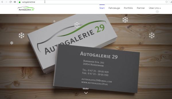 Autogalerie 29 ab jetzt bei cmsGENIAL