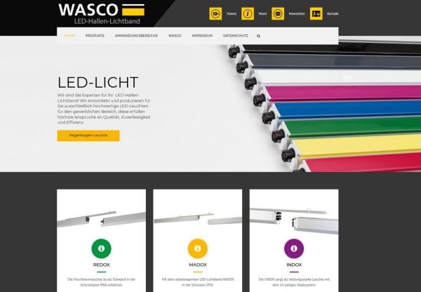 Wasco relauncht Internetseite 