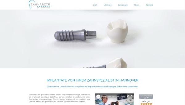 Endlich wieder schöne Zähne mit Implantaten der Zahnärzte am Lister Platz