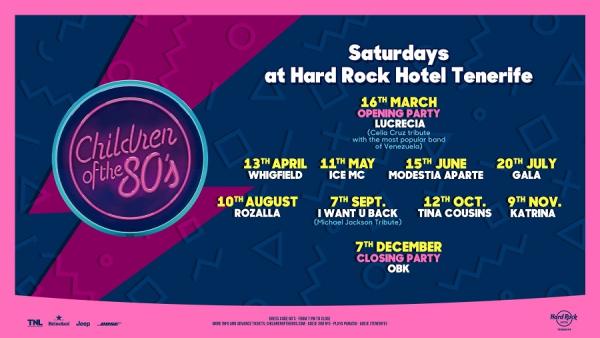 "Children of the 80's" im Hard Rock Hotel Tenerife