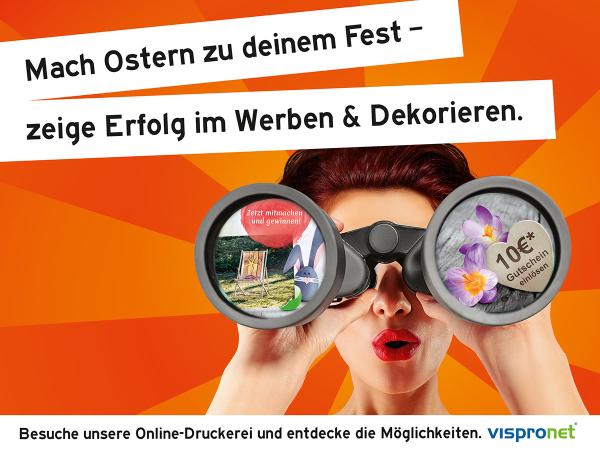 Erfrischende Werbeideen für den Frühling von Ihrer Online-Druckerei Vispronet®