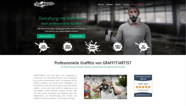 Trendige Graffitis vom Profi