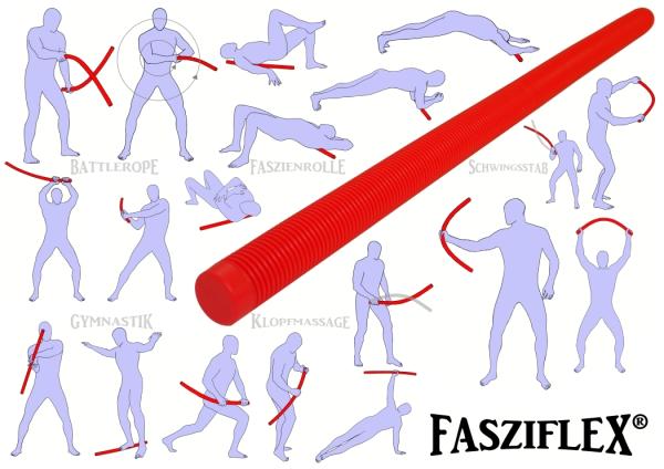 FasziFlex®  1 Trainingsgerät - 5 Trainingsdimensionen. Rebound-Trainingsstab, flexibel und federnd elastisch.