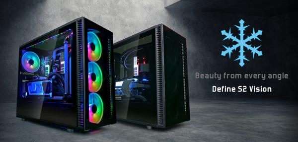 Fractal Design präsentiert das neue Define S2 Vision und die Dynamic X2 PWM Black Lüfter