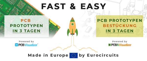 Eurocircuits halbiert Lieferzeit für Leiterplatten Prototypen und Kleinserien "Made in Europe"