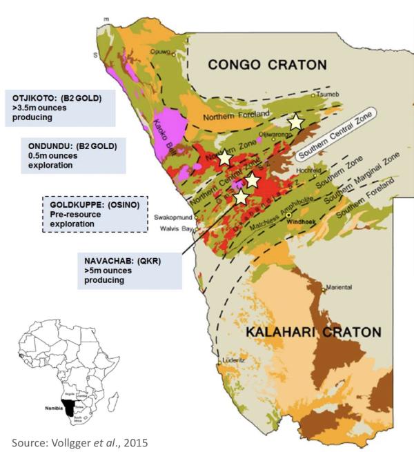 Osino Resources - die nächste bedeutende Goldlagerstätte Namibias?
