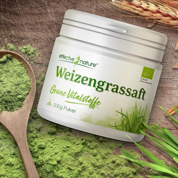 Weizengrassaft - für den glutenfreien, grünen Smoothie